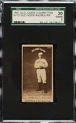 1887 N172 Old Judge Charles "Old Hoss" Radbourn SGC GOOD 30