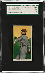 1909-1911 T206 White Border Bill Graham SGC NM 84