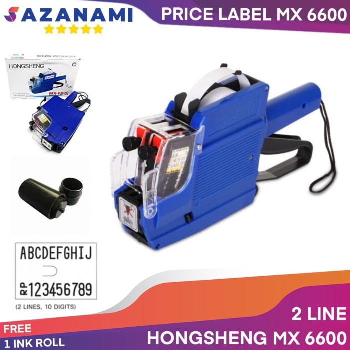 Jual PRICE LABEL JOYKO ALAT LABEL HARGA 2 BARIS 10 Digit MX ...