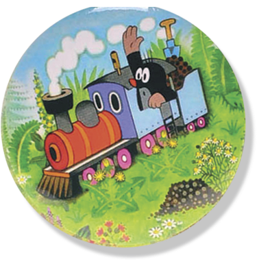 Little Mole Badge - Train / Vláček