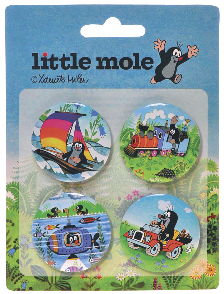 Little Mole Badge - Blister pack 1