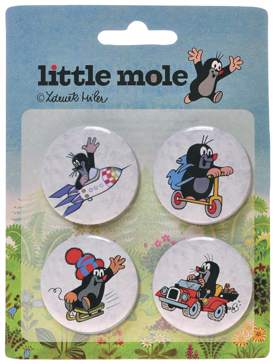 Little Mole Badge - Blister pack 3