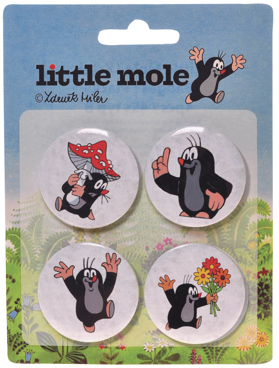 Little Mole Badge - Blister pack 2