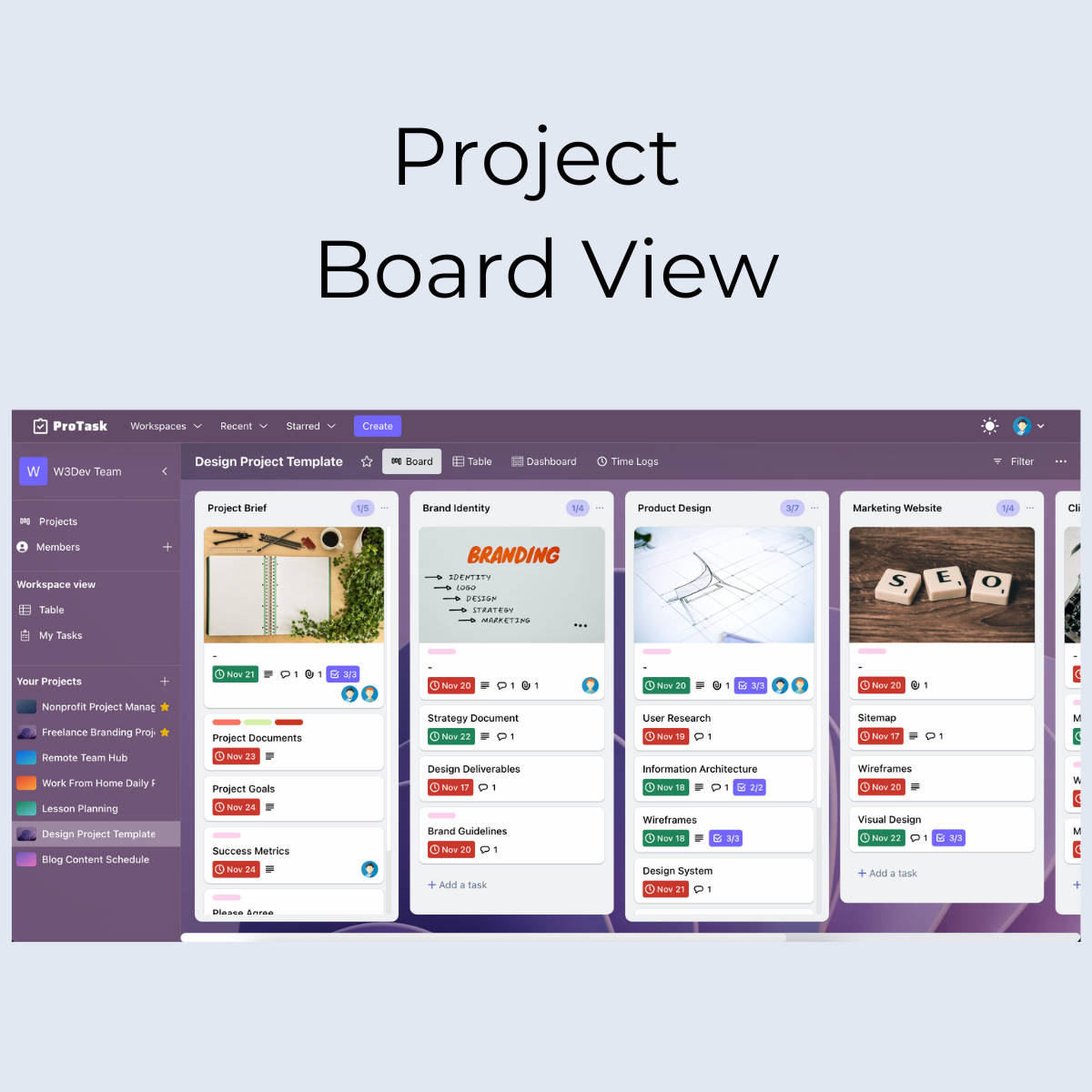 Download ProTask - A teamwork project management tool including time ...