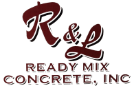 R&L Ready Mix Concrete Logo