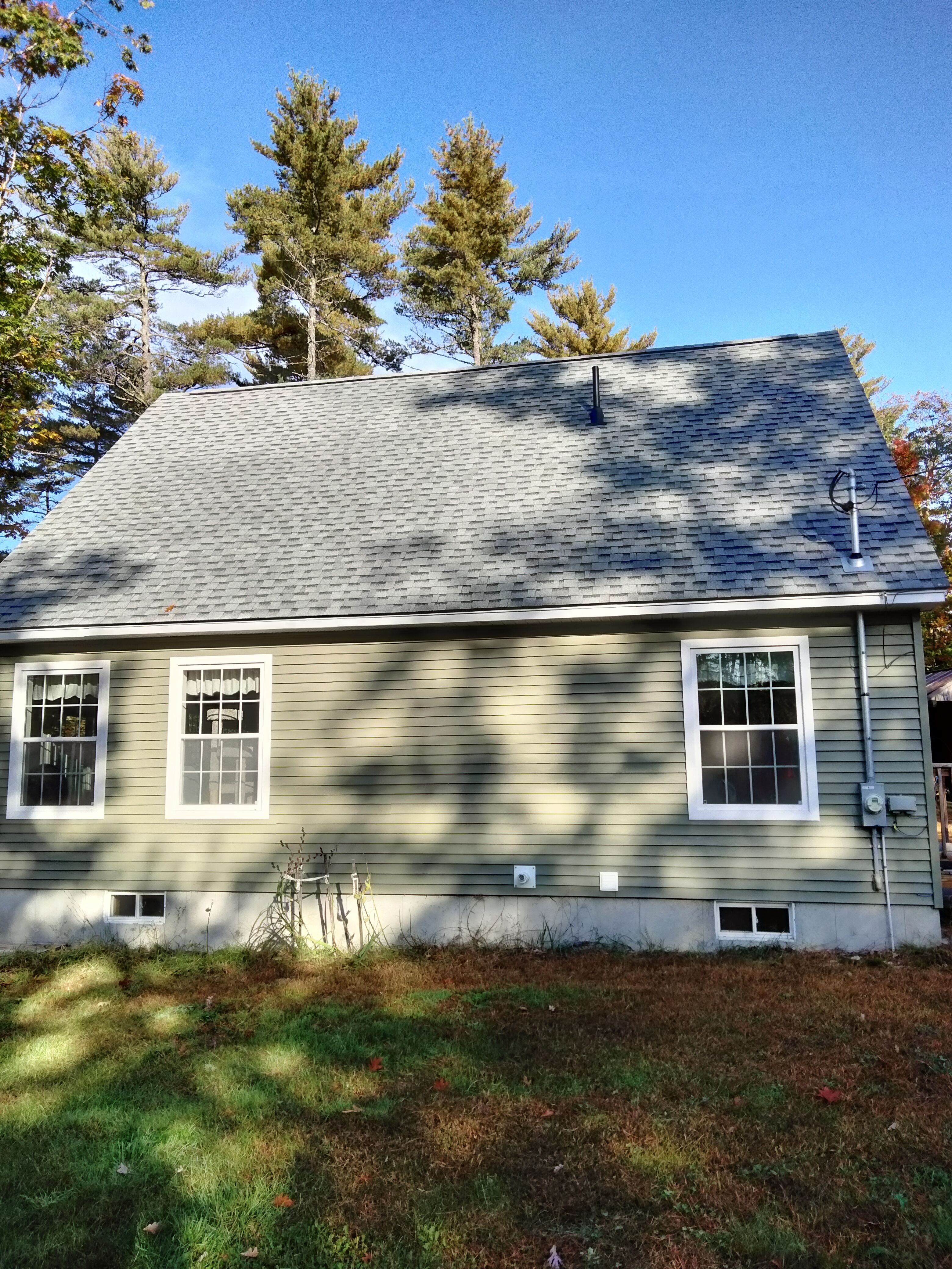 Scoping out, Dave & Karen's Roof - Standish, Maine