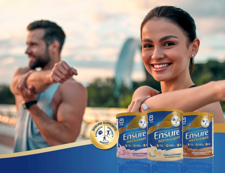 People exercising with Ensure