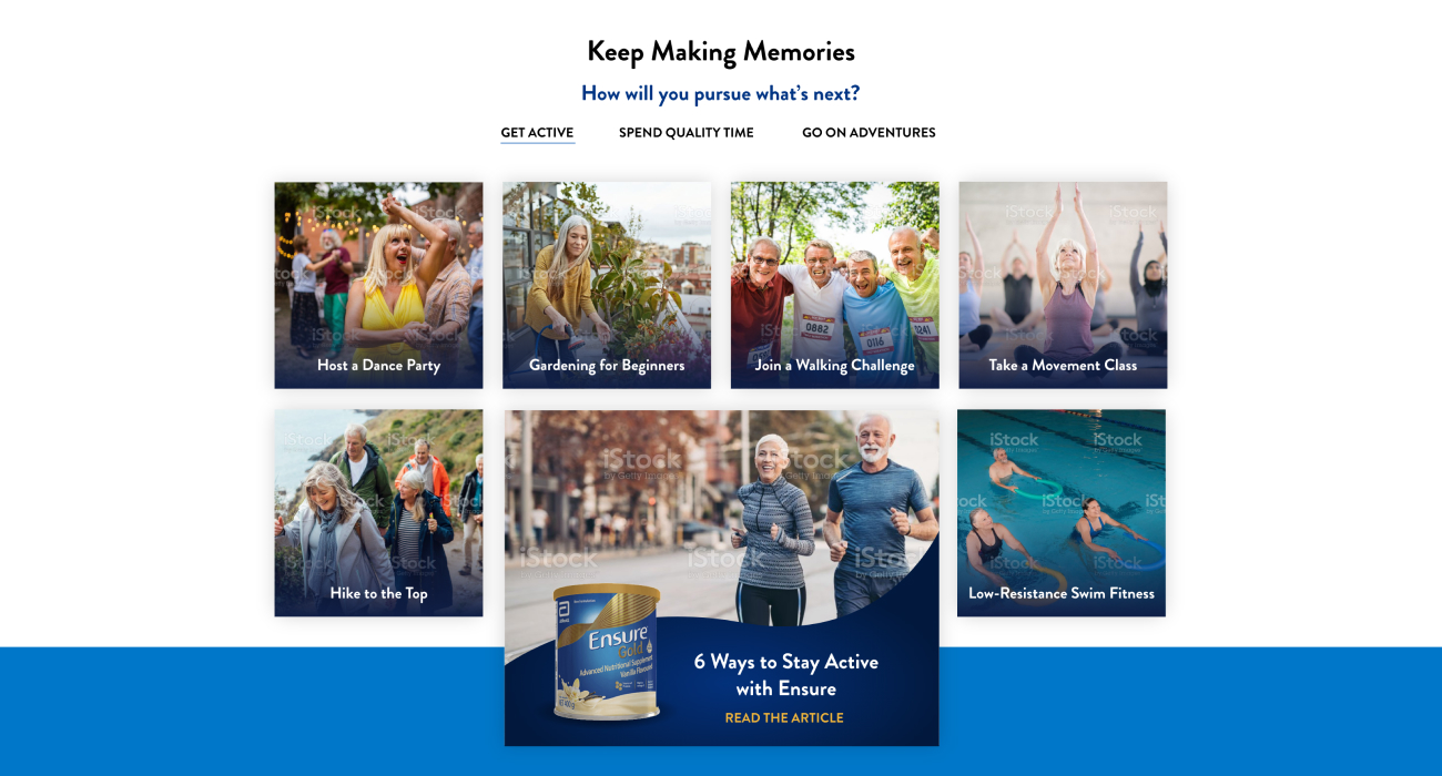 UI screenshots from NordicTrack
