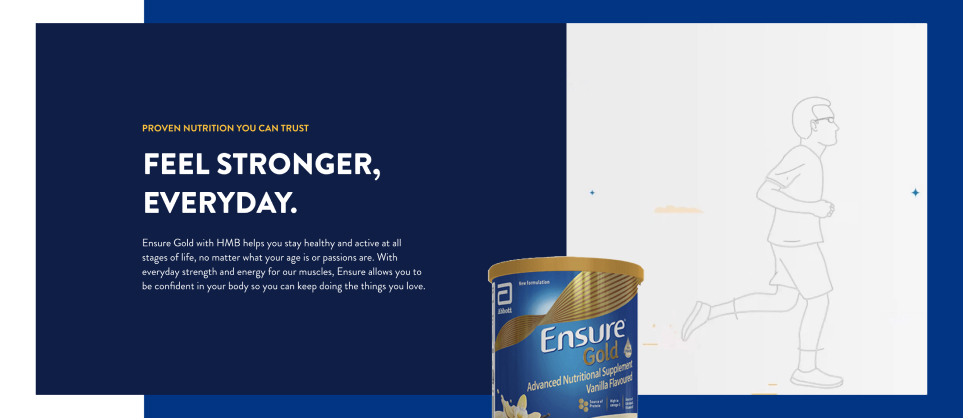 Abbott proven nutrition messaging example