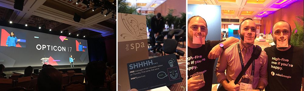 roboboogie team at opticon 2017