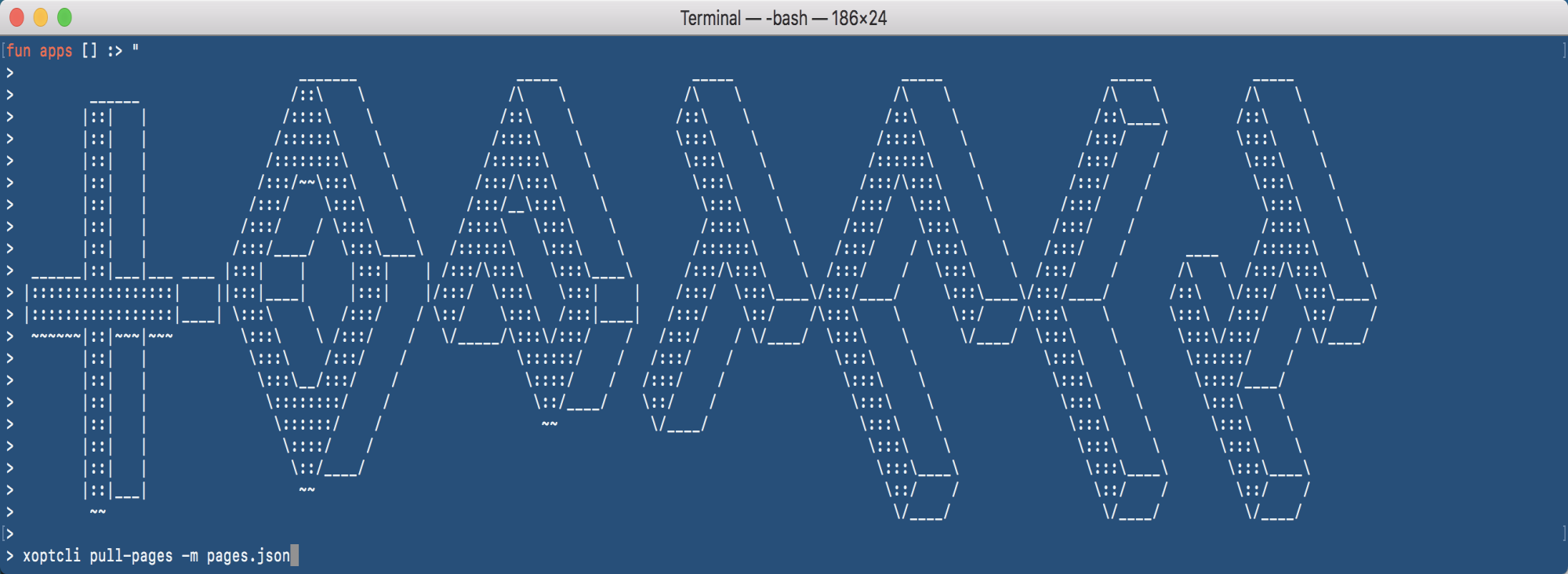X-Optimizely-CLI written in on Command Line