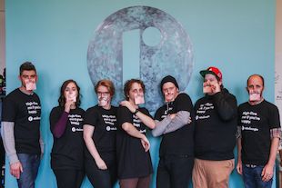 roboboogie team members getting ready for Opticon 2017