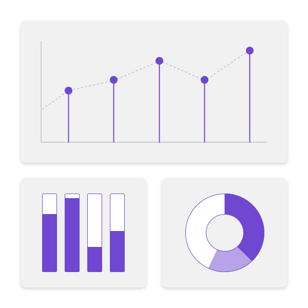 Illustration of graphs and charts