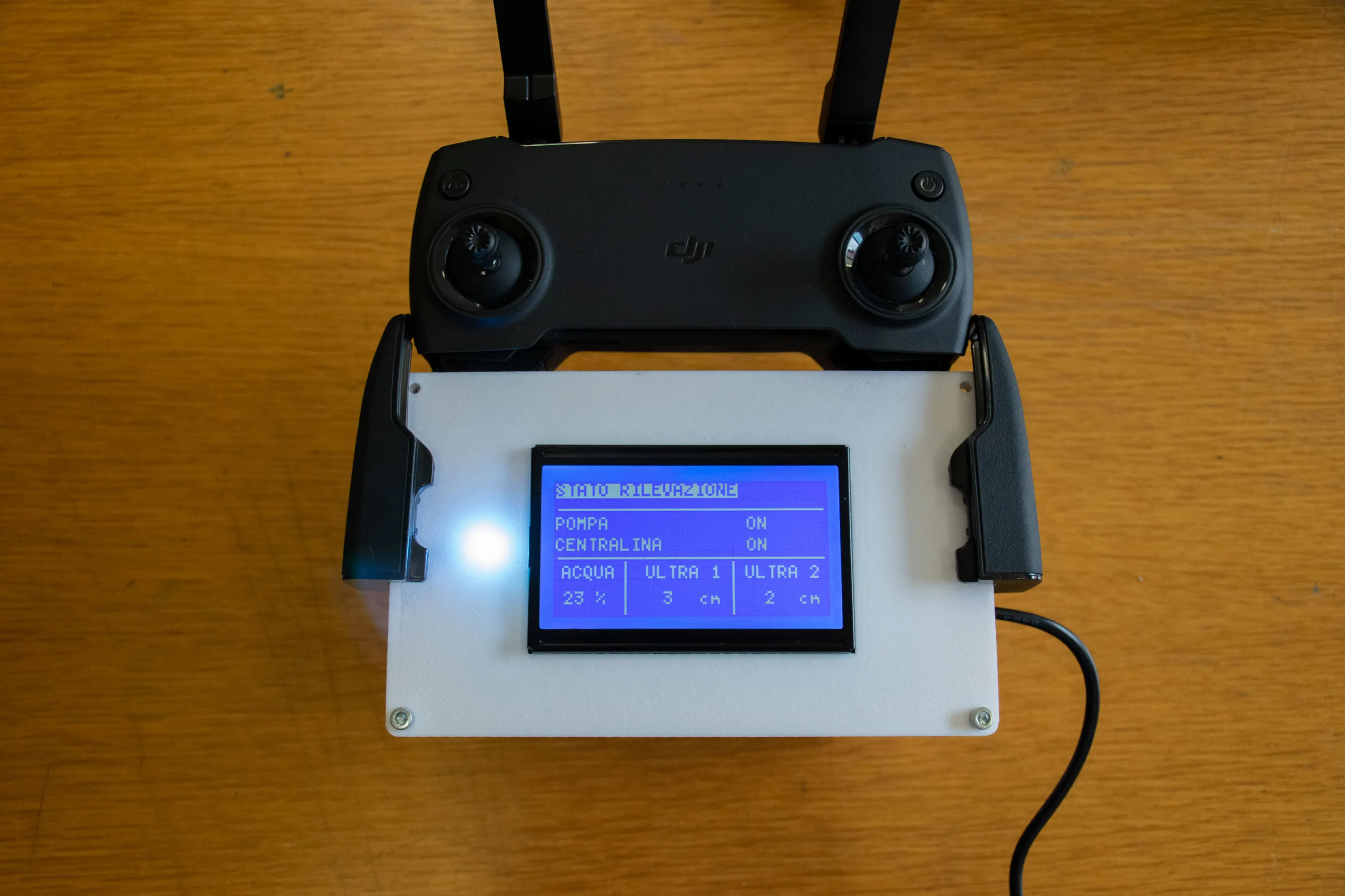 Prototipo schermo di controllo