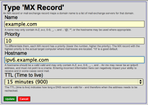 Domain MX Record