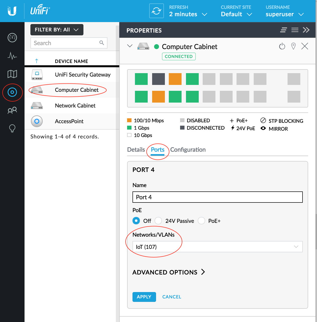 Adding Port to VLAN