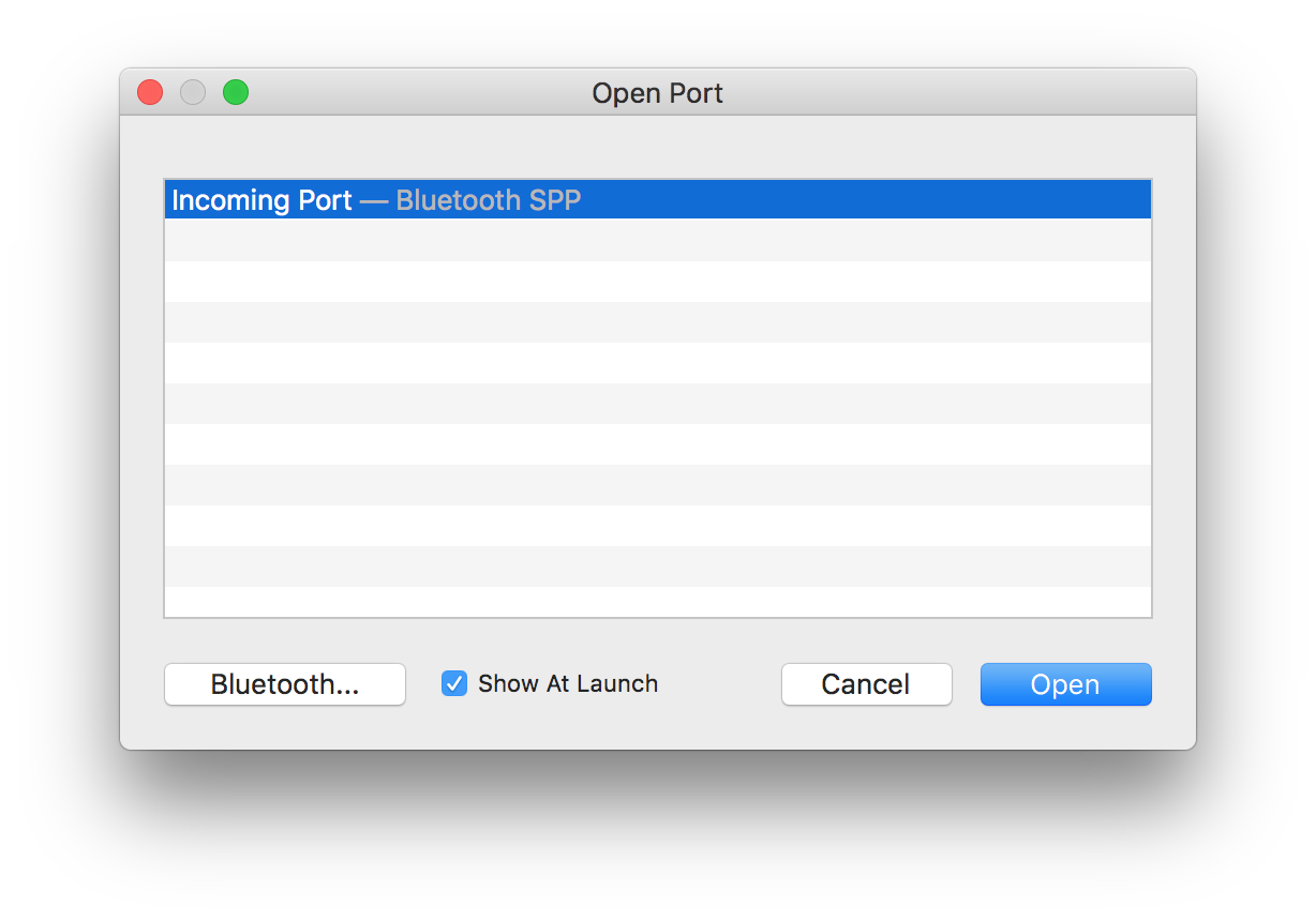 Bluetooth I/O Port