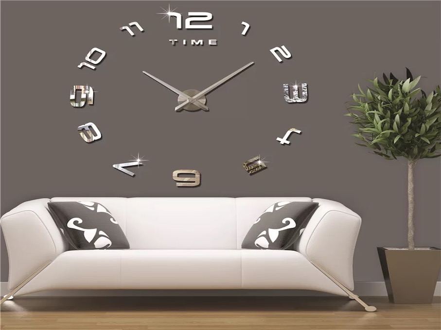 Vintage reloj pared vinilo adhesivos pared pegatina reloj cara Home  Interior dormitorio decoración negocio oficina pared diseño 3clc -   México