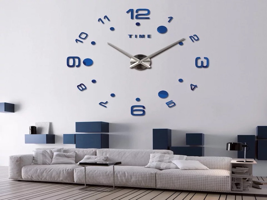 Reloj De Pared Gigante 3d – Modelo: RPA11 – Muebles Estilo Nordico