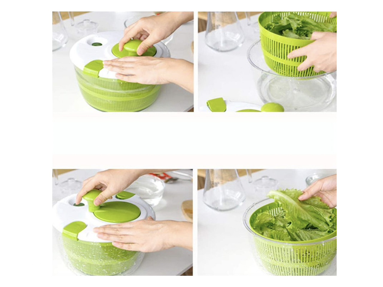  Escurridor de verduras, Ensalada Spinner Secador de frutas de  plástico para cocina para el hogar para frutas para verduras (azul) : Hogar  y Cocina