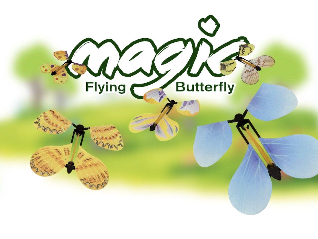 Juego de 10 mariposas voladoras mágicas, juguetes de cuerda sorpresa,  juegos de fiesta para niños, mariposa mágica voladora de hadas, juguete de  mariposa de cuerda con banda de goma