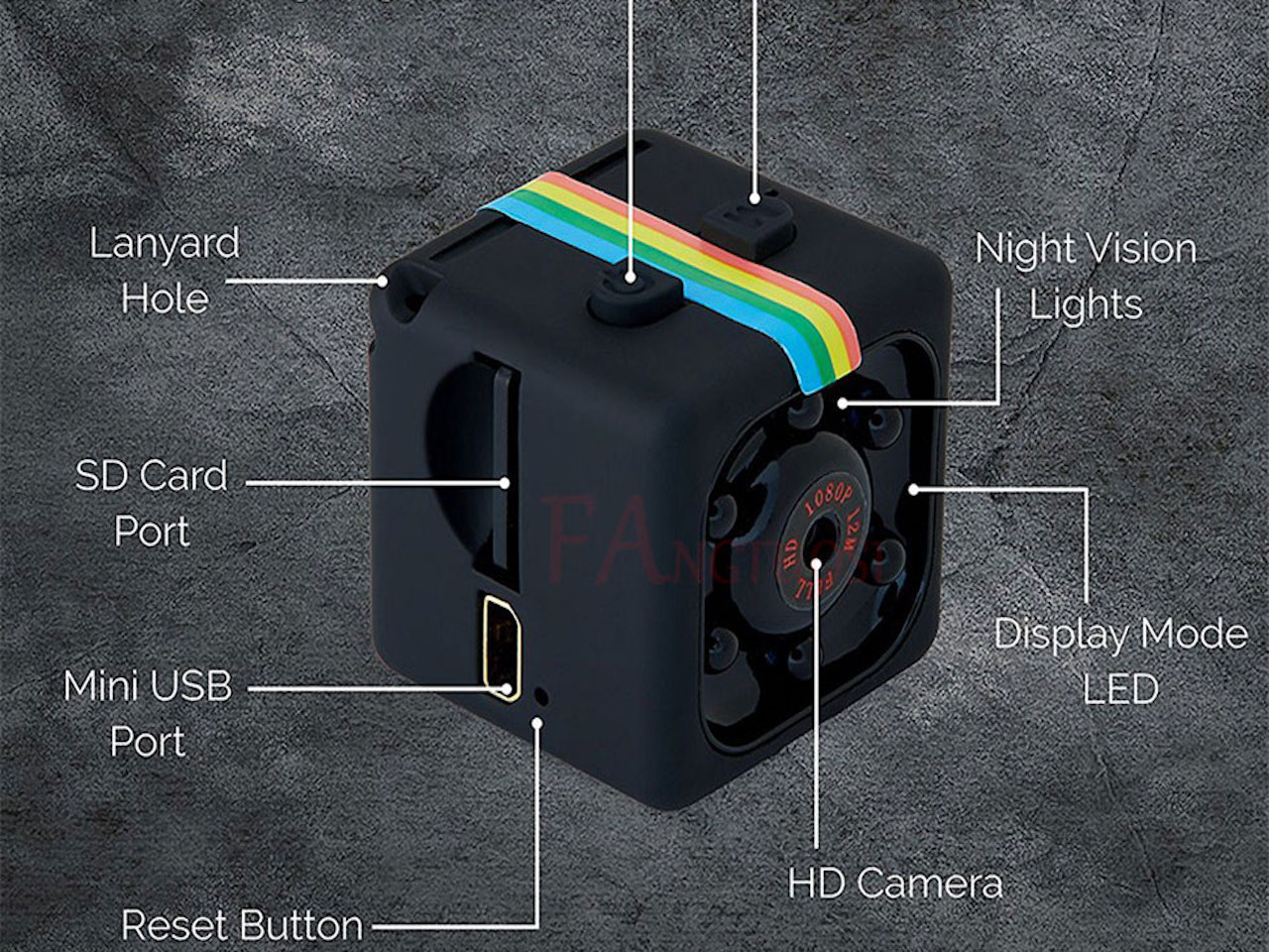 Sq11 Mini Cámara Hd 1080p Pequeña Espia Vision Nocturna - Recover