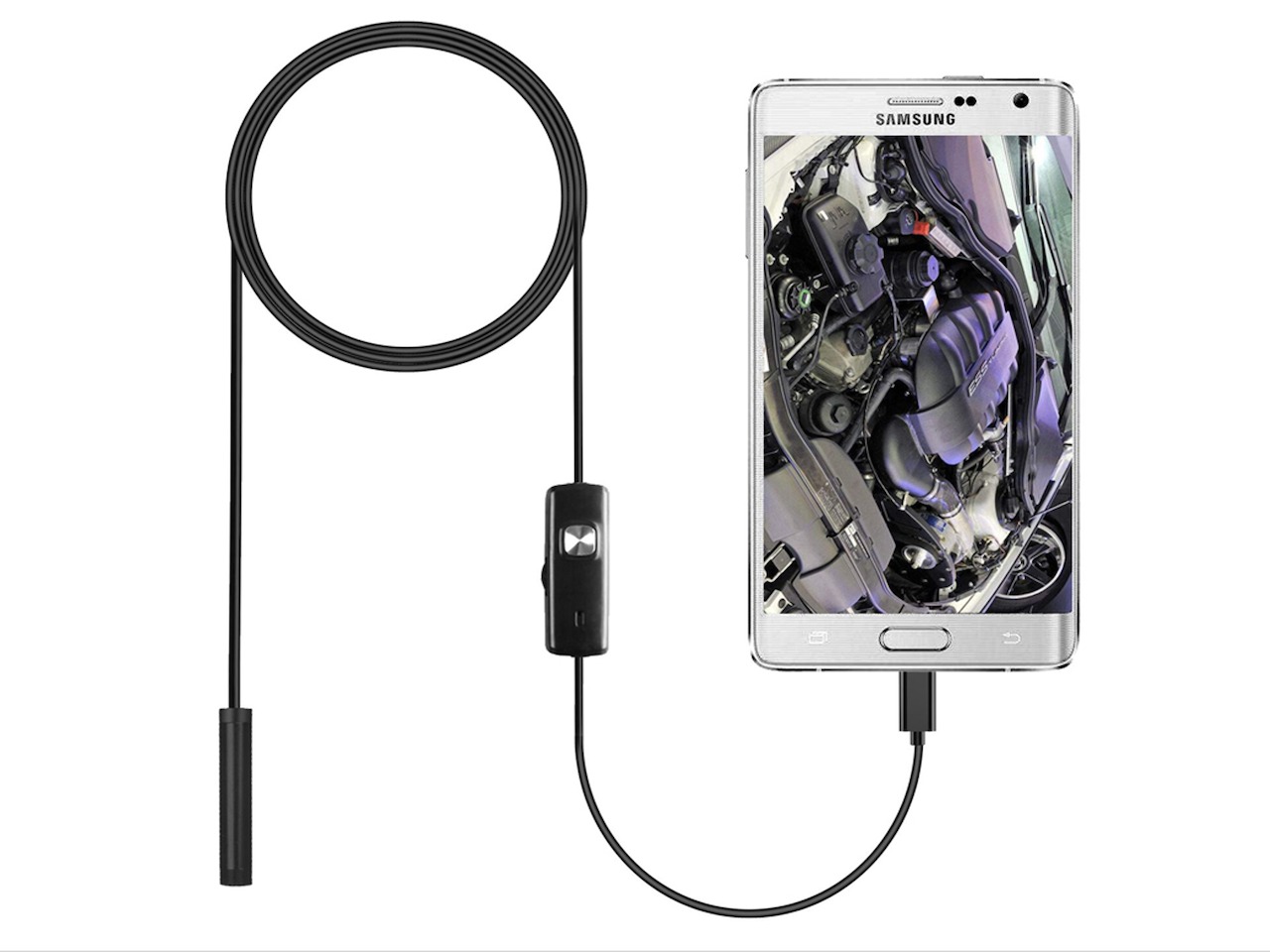 Endoscopio Android De 5,5 Mm 3 En 1 Usb/micro Usb/cámara De Inspección De  Boroscopio Tipo C Impermeable Para Teléfono Inteligente, Moda de Mujer