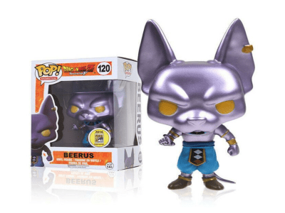 POP, Figura de Vinilo Coleccionable, Dragon Ball, Beerus (Metalic Color), Nº120