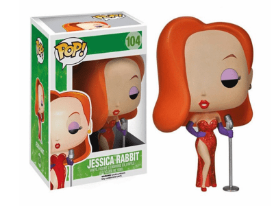 POP, Figura de Vinilo Coleccionable, Roger Rabbit, Jessica Rabbit, Nº104