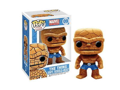 POP, Figura de Vinilo Coleccionable, Marvel, The Thing, Nº09