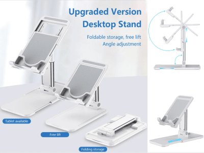 Soporte Universal Ajustable para Teléfono, Tablet, Libro Electrónico, etc., Sopo ...