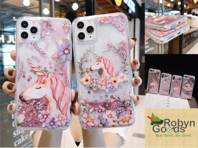 Funda Teléfono Unicornio, Purpurina Estrellas para iPhone, Hermosa Funda, Protec ...