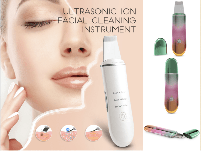 Instrumento Limpieza Facial Iones Ultrasónicos, Diseño Cubierta Antipolvo, Mater ...