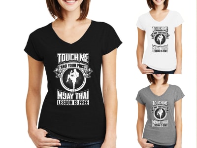 Woman Tshirt Muay Thai
