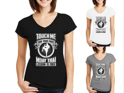 Camiseta Mujer Muay Thai