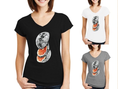 Woman Tshirt Lunar Fruit