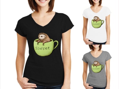 Woman Tshirt Sloffee