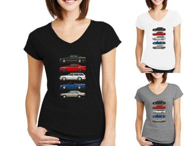 Camiseta Mujer Mercedes W124