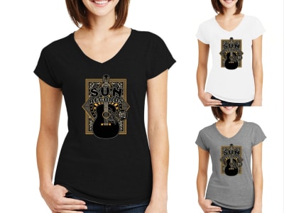 Camiseta Mujer Sun Records