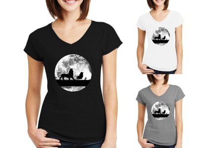 Woman Tshirt Lion king