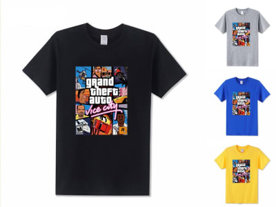 Camiseta Unisex GTA Grand Theft Auto Vice City