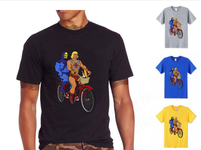 Camiseta Unisex He-Man y Esqueletor