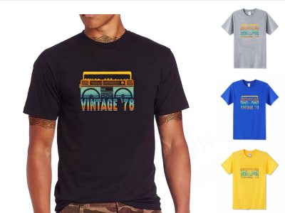 Unisex Tshirt Vintage 78