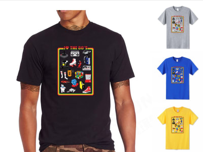 Unisex Tshirt I Love 80