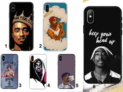 Funda iPhone TPU 2Pac