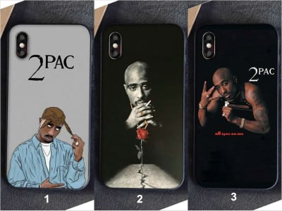 Funda iPhone TPU 2Pac