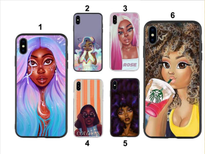 Funda iPhone TPU Mujeres Africanas