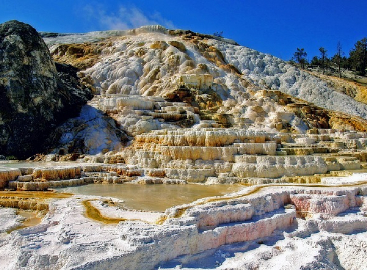 Mammoth Hot Springs - Travertine Terraces