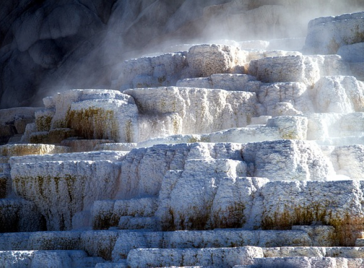 Mammoth Hot Springs - Travertine Terraces