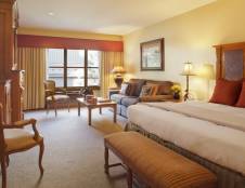 Premium King with Sleeper Sofa and Fireplace